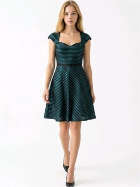 HP. Betsey Johnson Textured Fit and Flare Dress